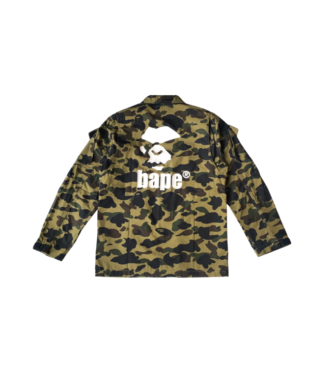 BAPE BAPE First Tactical Military Shirt Green Camo