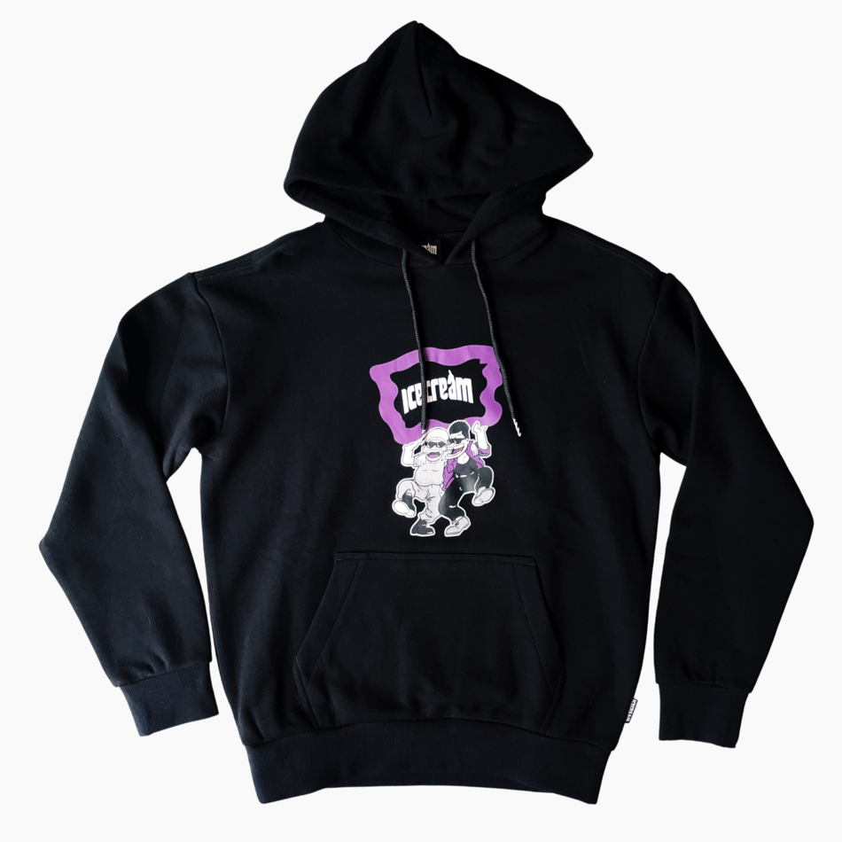 Icecream Bros Hoodie Black