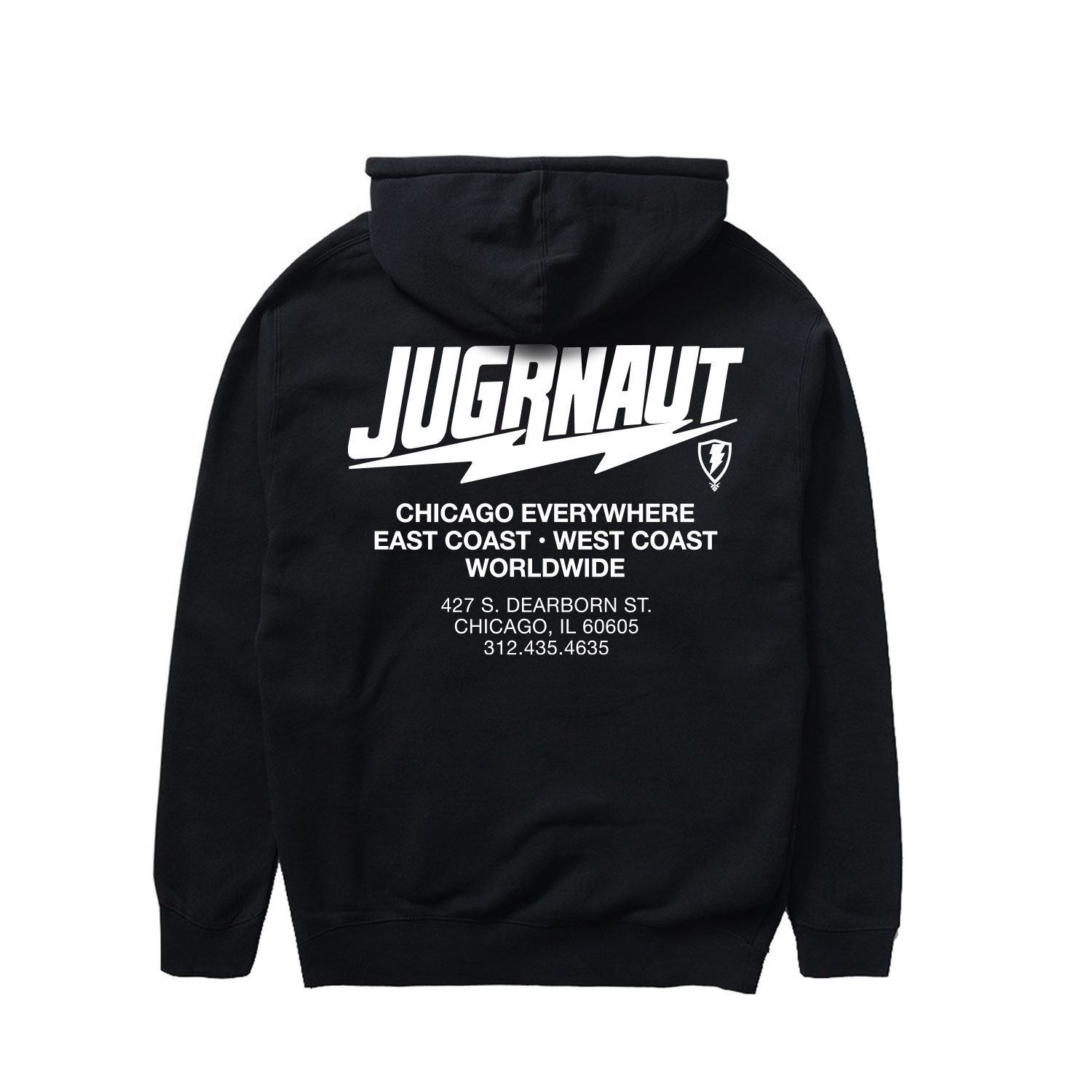 Jugrnaut Jugrnaut Triumph Zip Up Hood Black