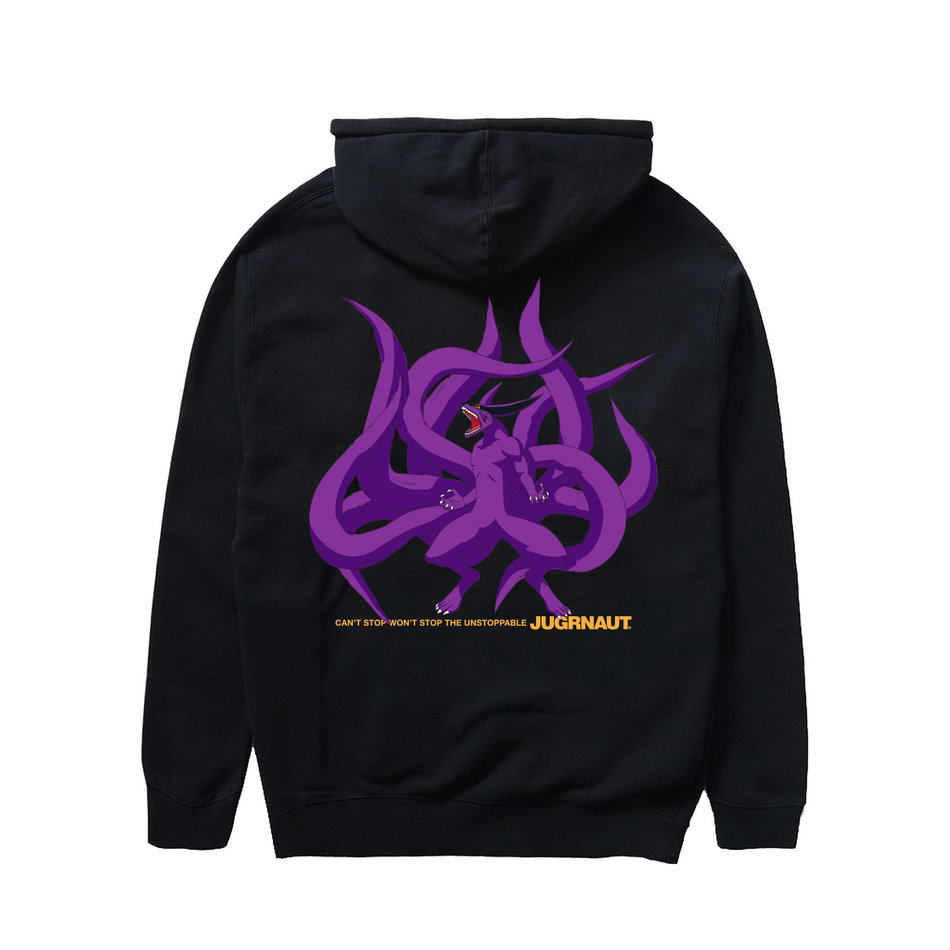 Jugrnaut 9 Tails Naruto Black Hoody