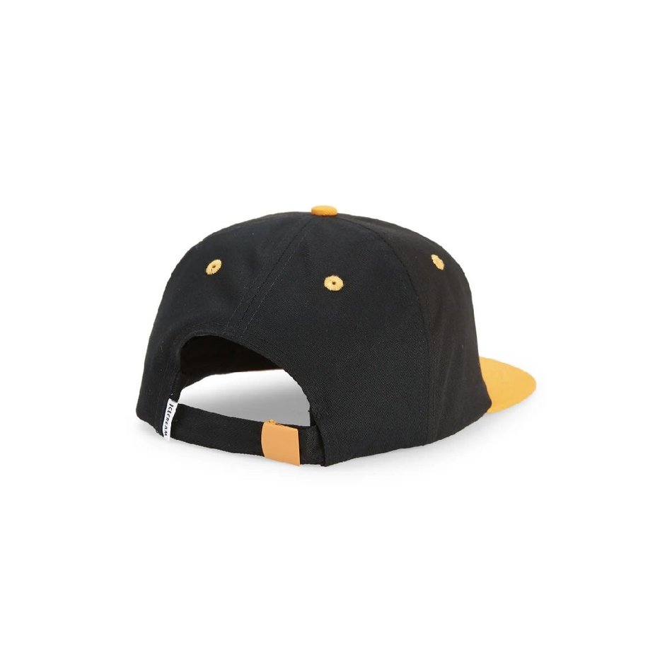 Icecream Icicle Panel Hat Black