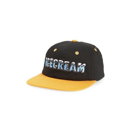 Icecream Icicle Panel Hat Black