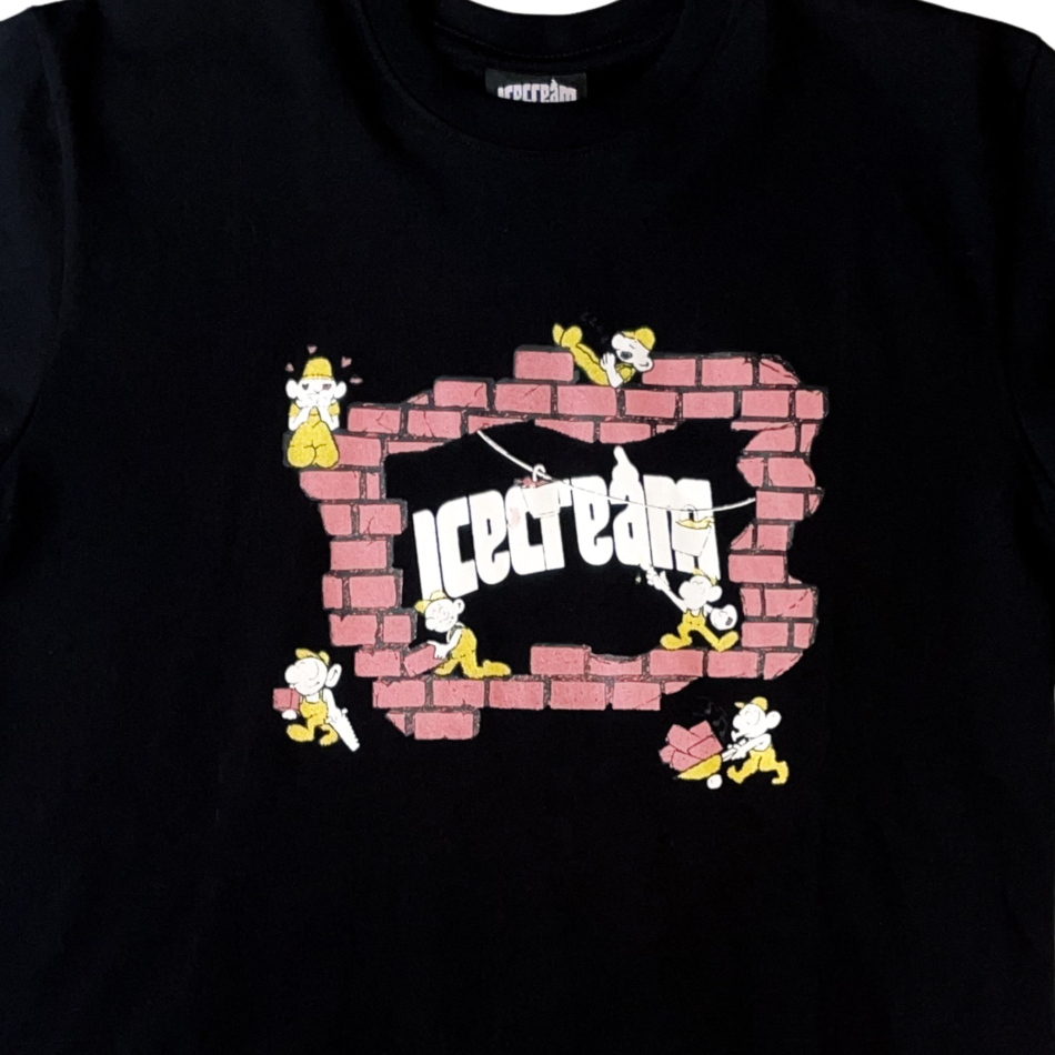 Icecream Brick House SS Tee Black