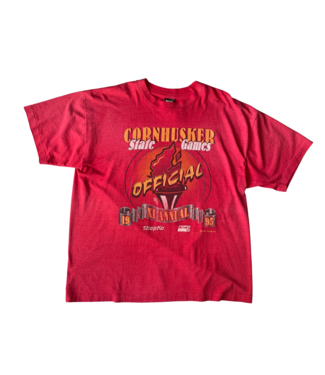 Vintage/ Re-Sale Vintage J 1995 Cornhusker State Games Red XL
