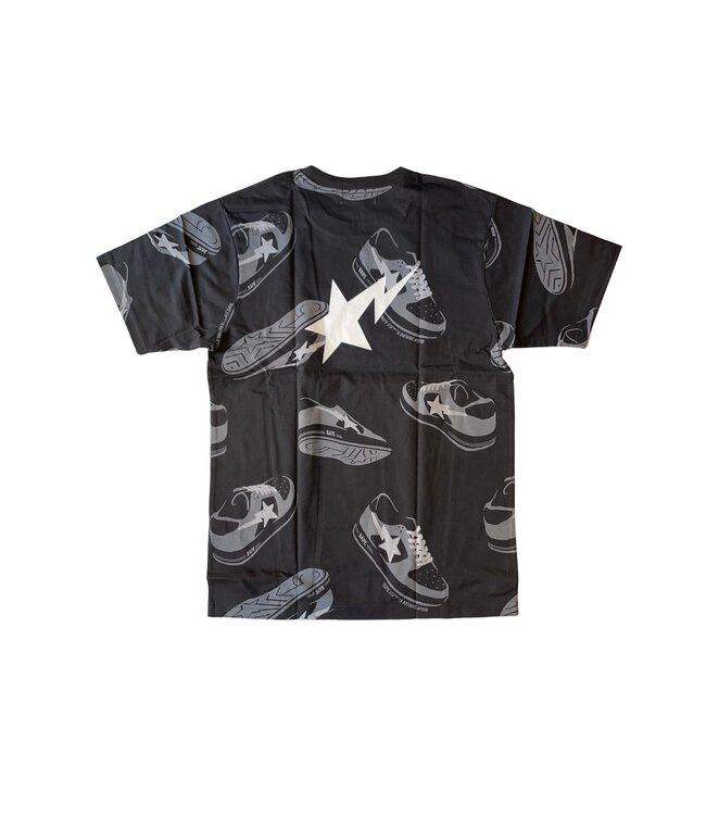 BAPE BAPE Random Bapesta Tee Black