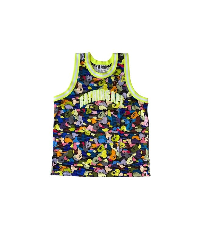 BAPE BAPE Multi Camo Basketball Tank Multi