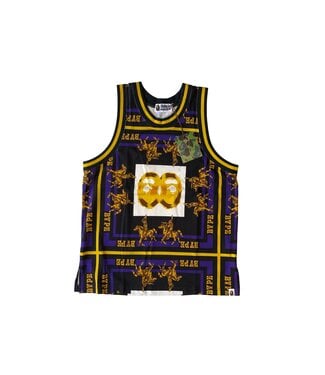 BAPE BAPE Double Ape Head Basketball Tank Top Multi