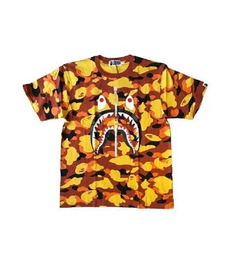 BAPE BAPE Camo Shark Wide Tee Orange