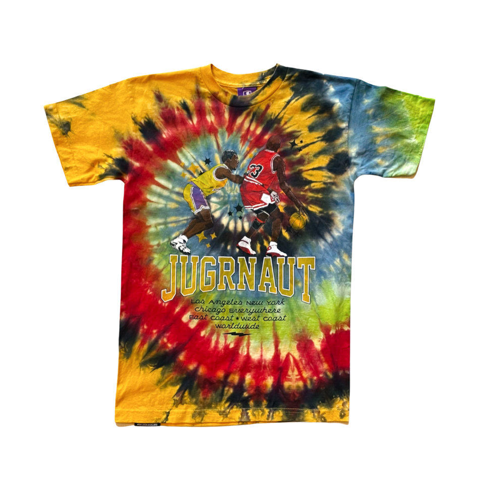 Jugrnaut Jordan vs Kobe Tee Hand Tie Dye Tee