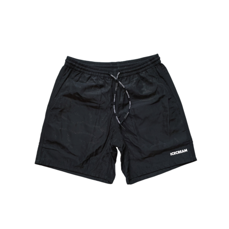 Ice Cream Running Dog Short Black