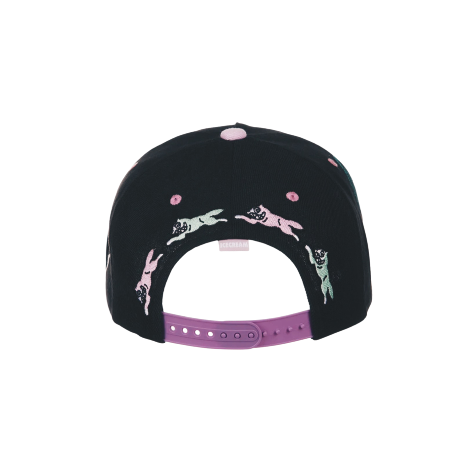 Ice Cream Tropic Thunder Snapback Hat Black