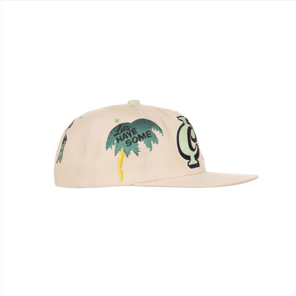 IceCream Tropic Thunder Snapback Hat Whisper White