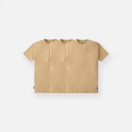 Paper Planes Essential 3-Pack Tee Pebble