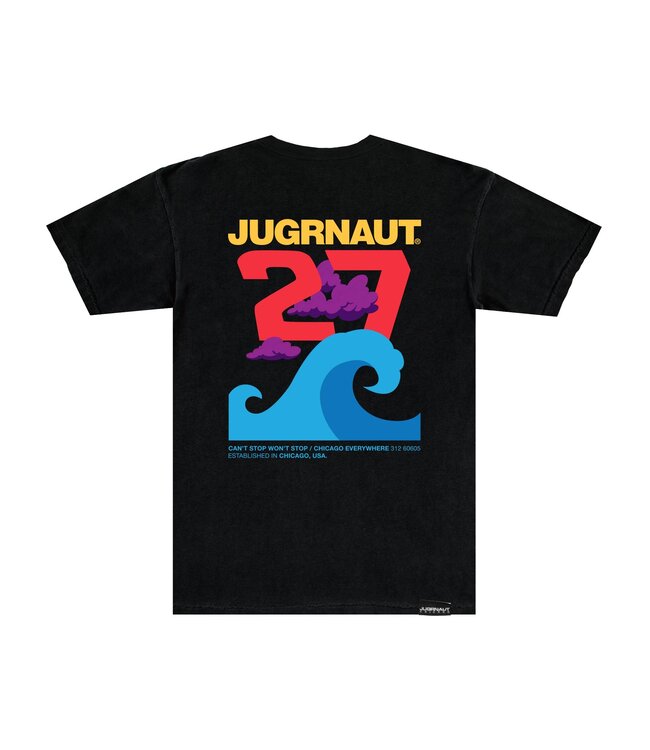 Jugrnaut Jugrnaut Nautical Wave Tee Black