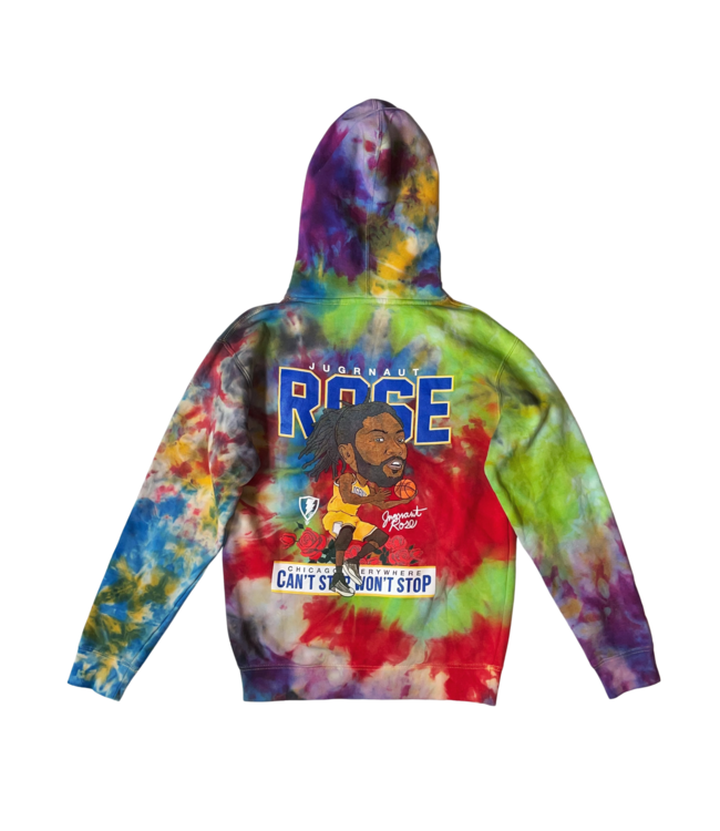 Jugrnaut Jugrnaut D Rose Hand Tie Dyed Hoody