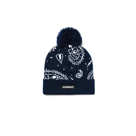 Jugrnaut Paisley Navy Beanie OSFM