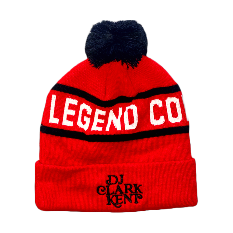 Jugrnaut x Closed Sessions DJ CLARK KENT Beanie Red