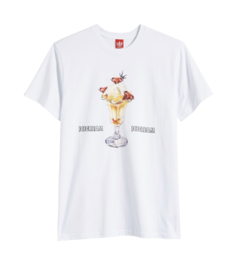 Icecream Icecream Stagger SS Tee White