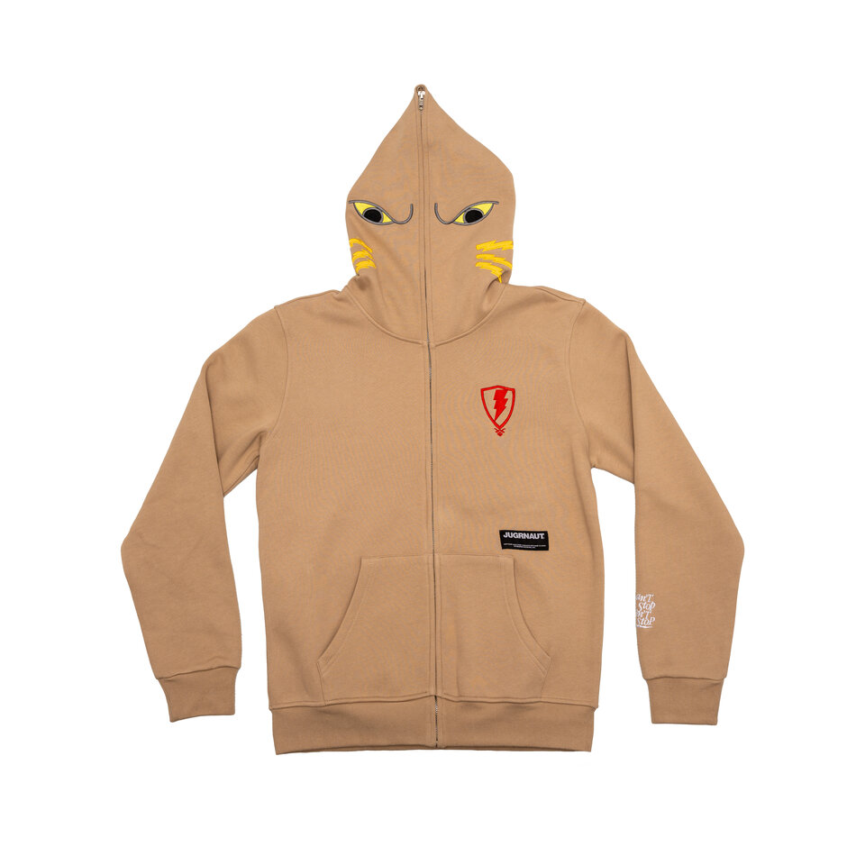 Jugrnaut Panthro Full Zip Hoodie TAN