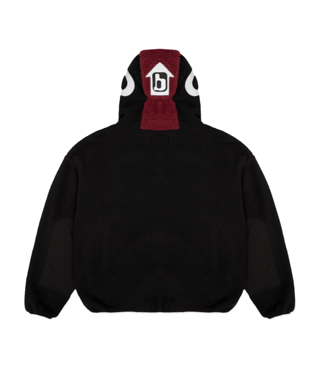 BBC BBC BB Polar Balaclava Hoodie Black