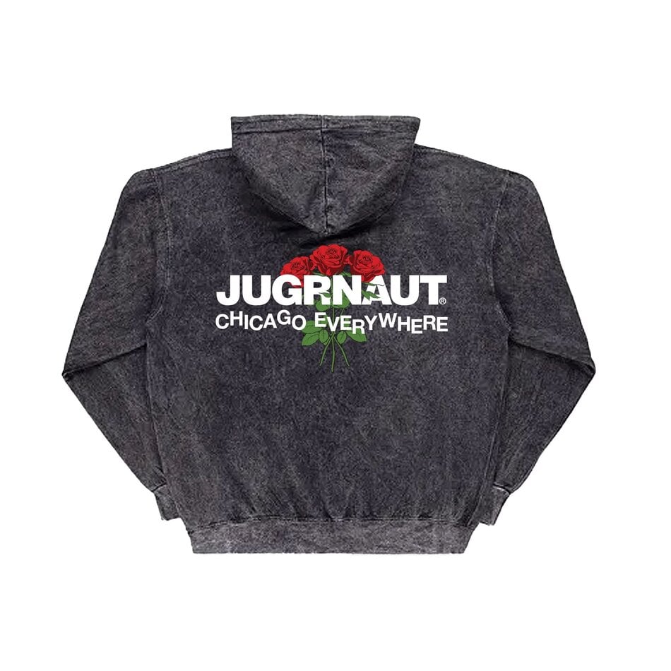 Jugrnaut Chicago Everywhere  Hoodie Mineral Wash