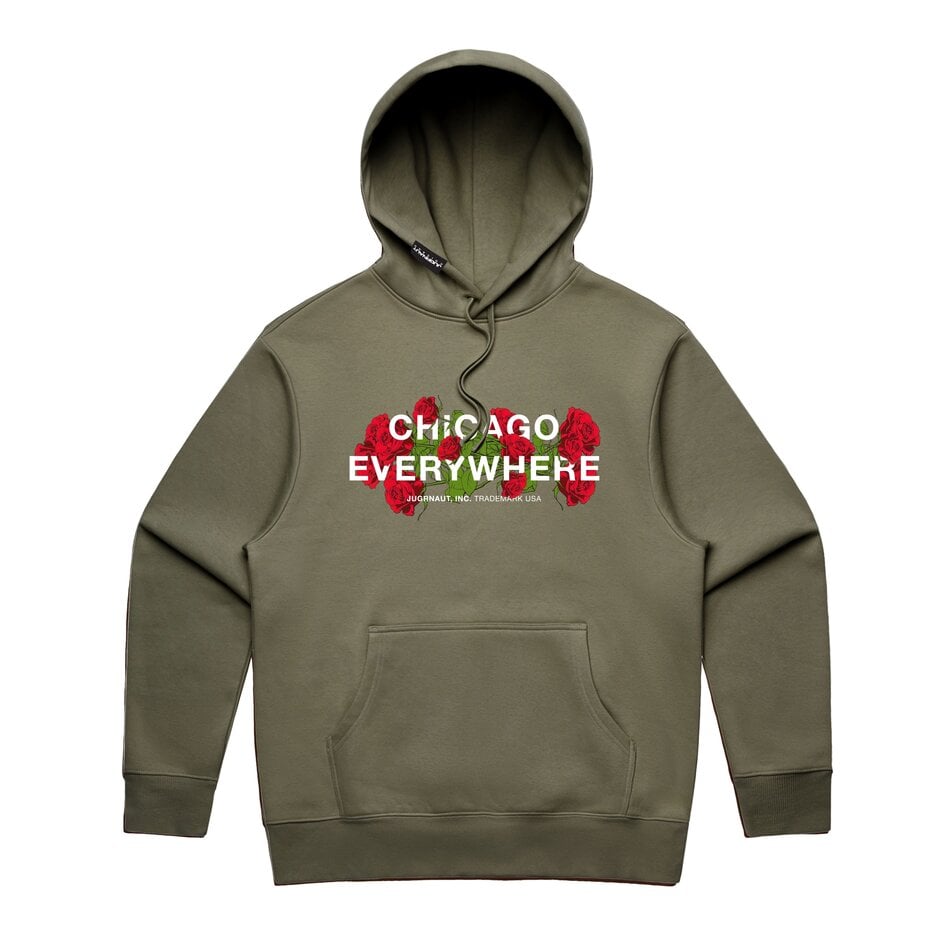 Jugrnaut Chicago Everywhere V2 Hoodie Olive