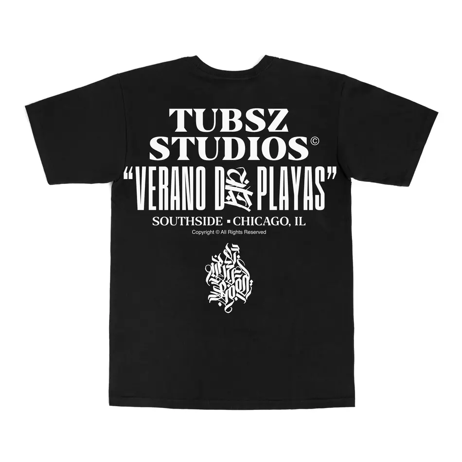 Tubsz Studios Verano Tee Black