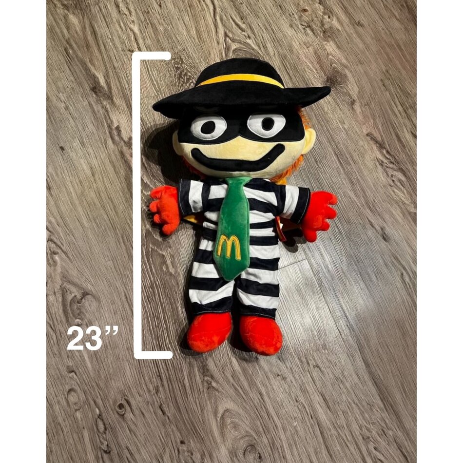 CPFM x McDonalds Plushie 23” Hamburglar