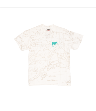 Vintage/ Re-Sale Vintage J Alaska AOP Tee White