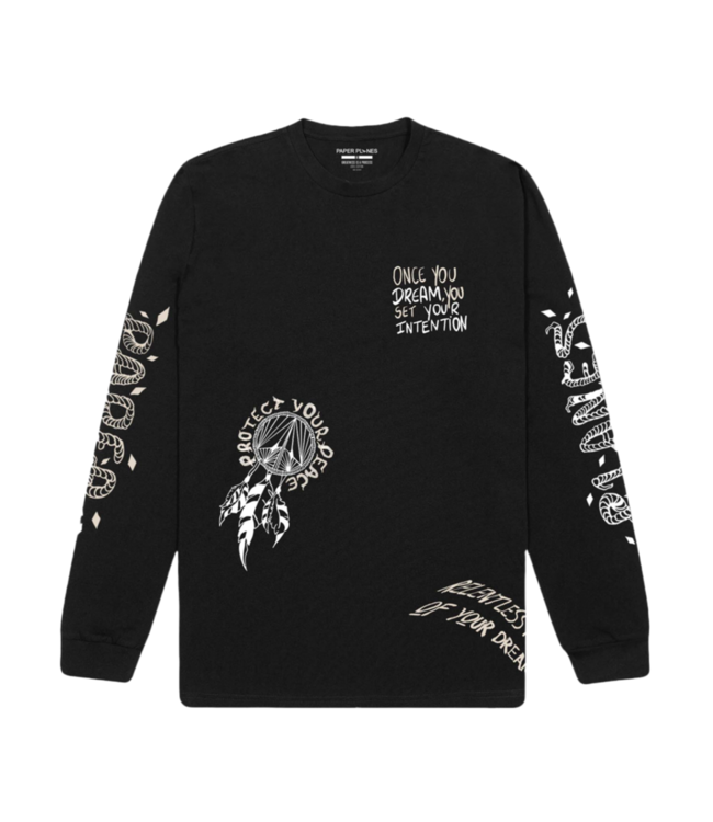 Paper Planes Paper Planes Protection LS Knit Black