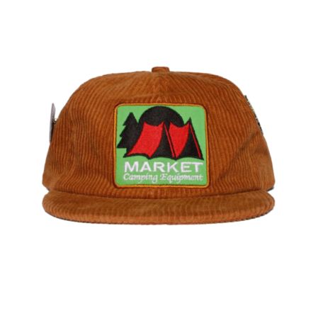 Market Land Escape 6 Panel Cord Hat Rust OSFM