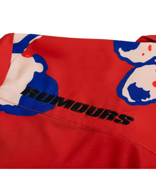 Rumours Rumours In Bloom Button Up Red/White