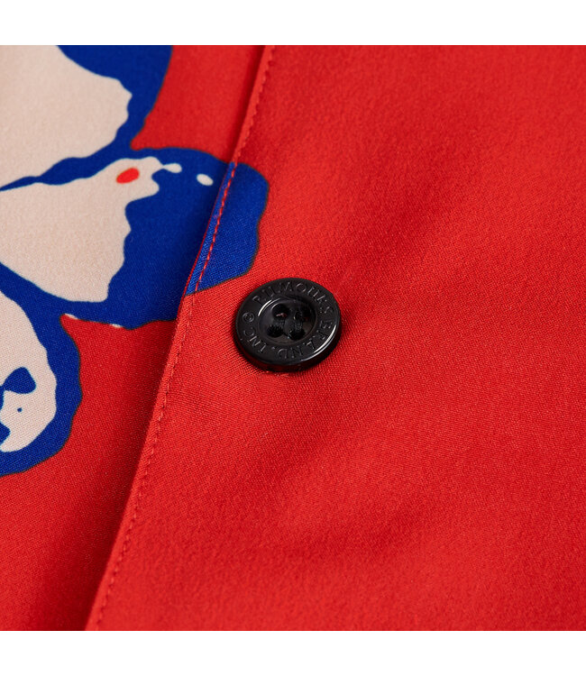 Rumours Rumours In Bloom Button Up Red/White