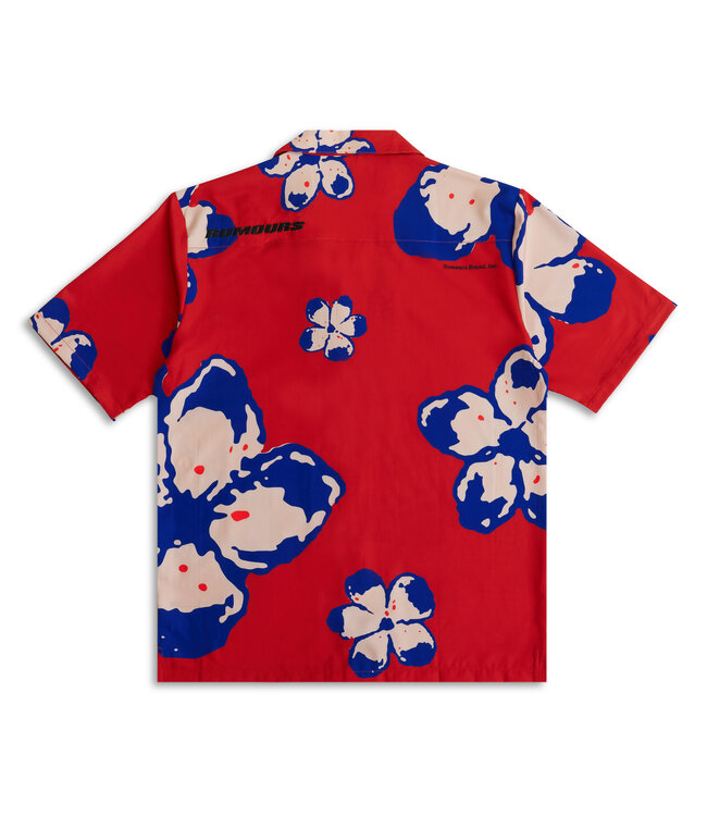 Rumours Rumours In Bloom Button Up Red/White
