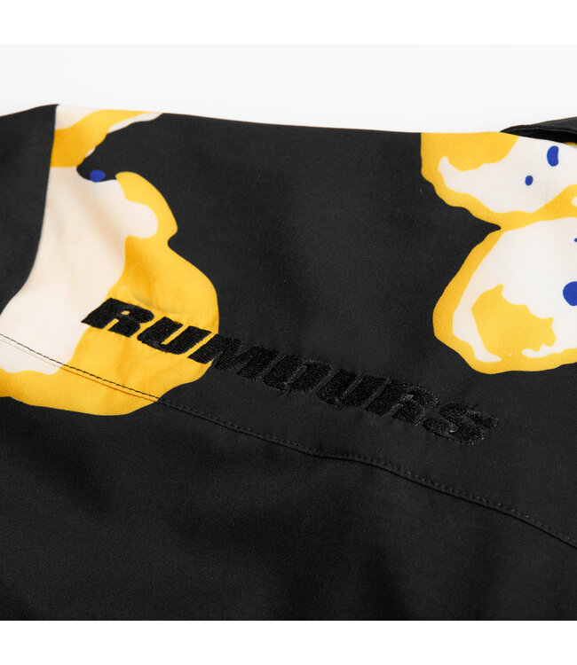 Rumours Rumours In Bloom Button Up Black/Yellow