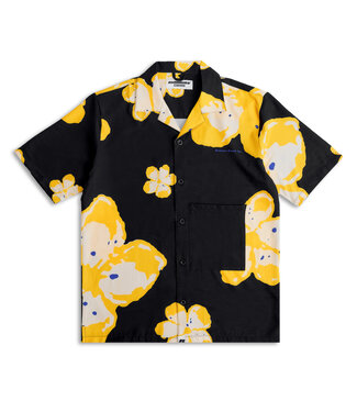 Rumours Rumours In Bloom Button Up Black/Yellow