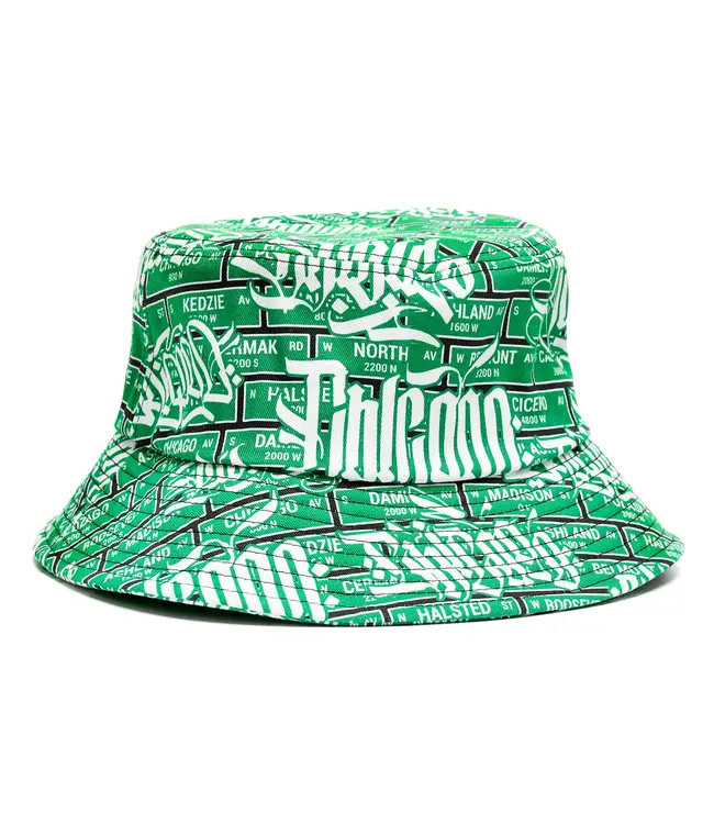 Tubsz Studios Tubsz Studios Streets Bucket Hat Green