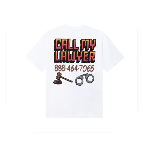 Market Call My Lawyer Sign White
