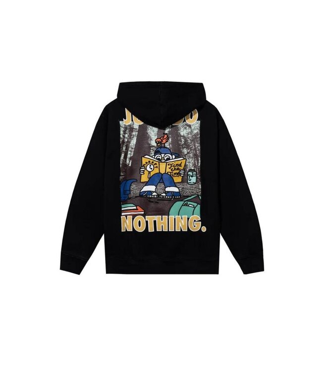 Market Market JUST DO NOTHING HOODIE Black