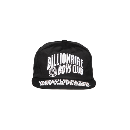 BB Club Snapback Hat Black