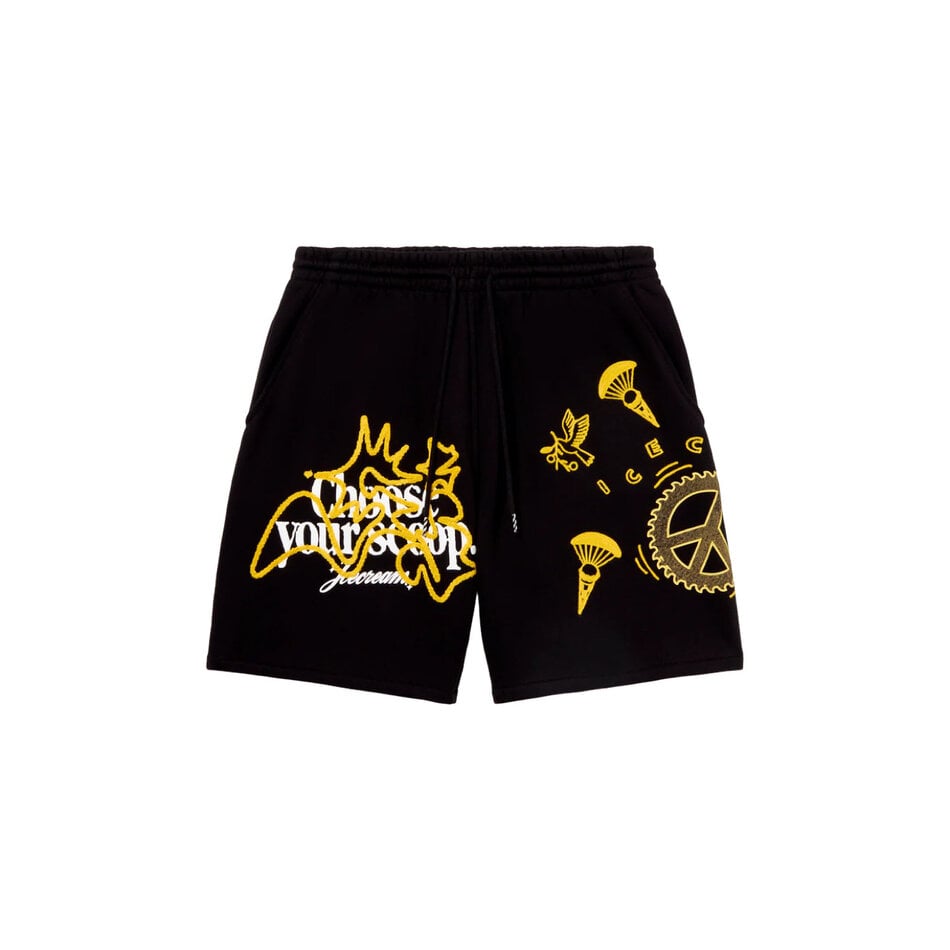 Icecream Scoop Sweatshorts black