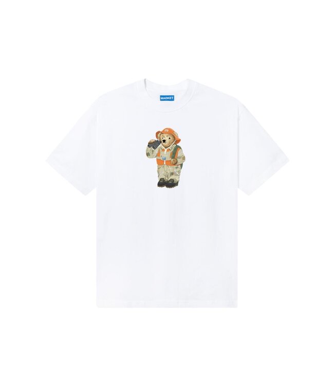 Market Market Hunter Bear Tee White
