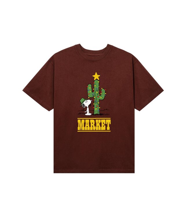 Market Market Peanuts Desert Start Tee Washed Brown