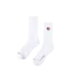 Market Market Smiley Inner Peace Socks White OSFM