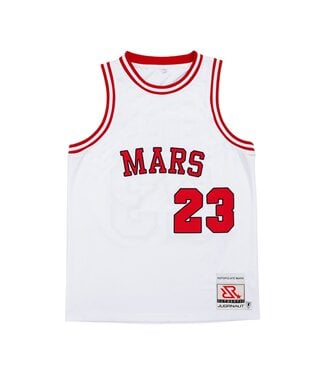 Jugrnaut Repopulate Mars x Jugrnaut x  RoadRunrz Basketball Jersey  White