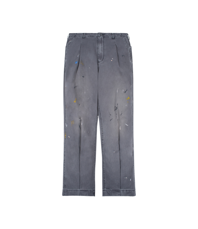 Paper Planes Paper Planes Splatter Tapered Pant Grey