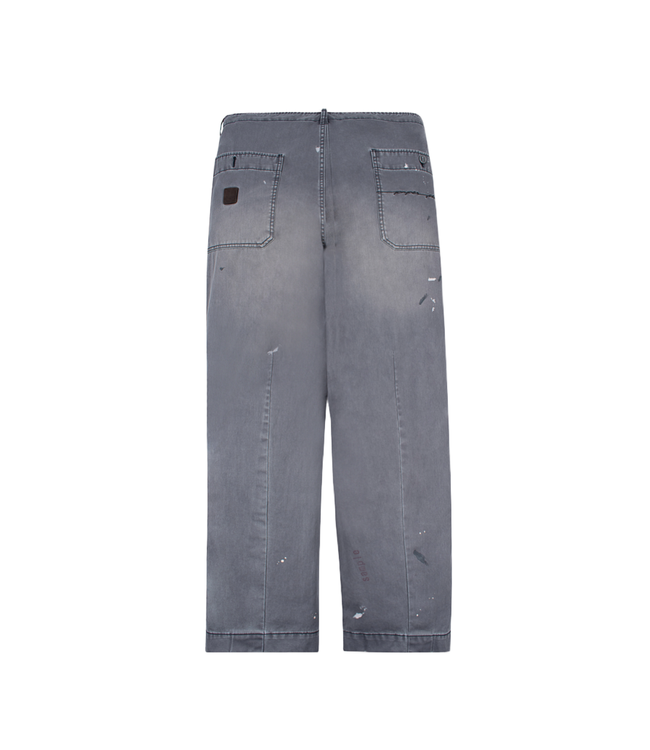 Paper Planes Paper Planes Splatter Tapered Pant Grey