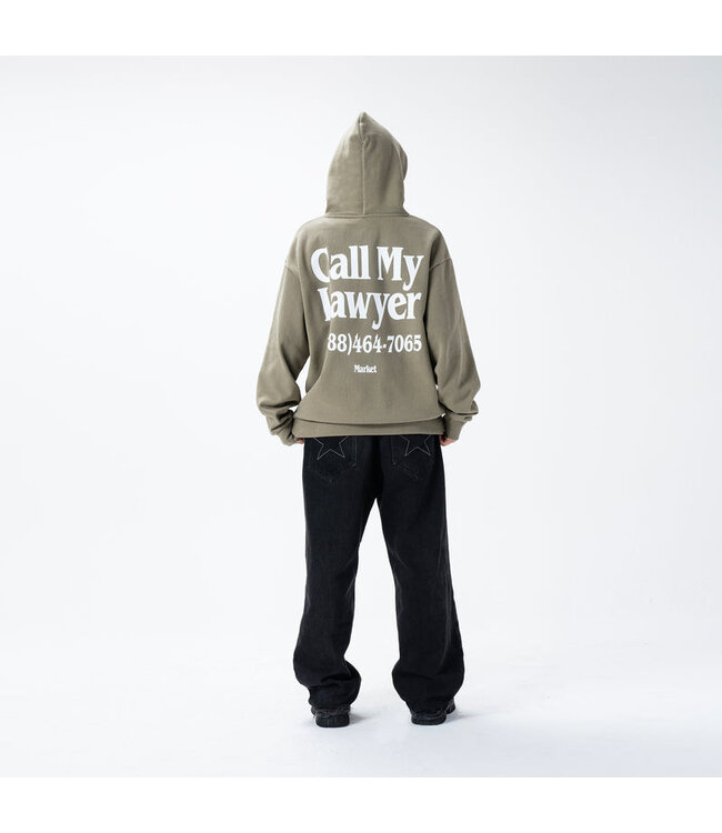 Market Market Call My Lawyer Hoodie Kelp