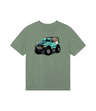 Market Market 4X4 Bear Tee Basil
