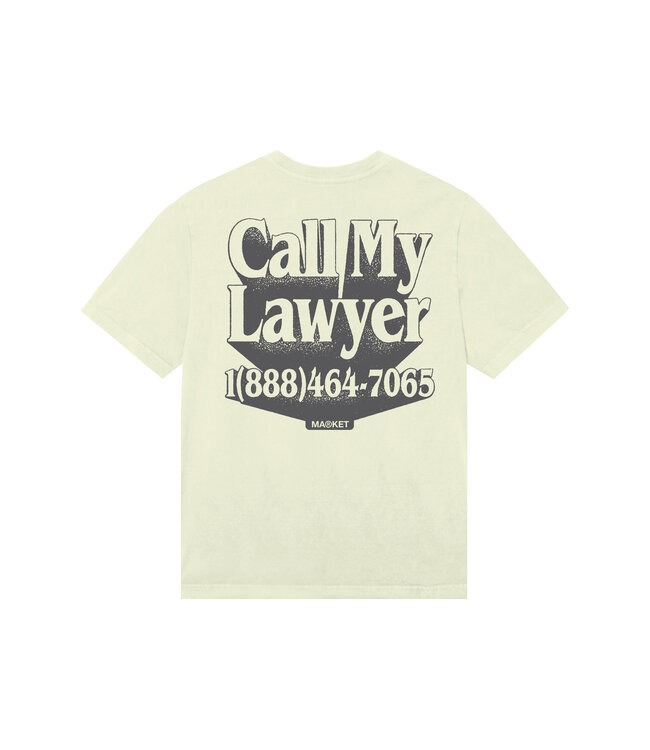 Market Market Call My Lawyer 3D Tee Buttercream